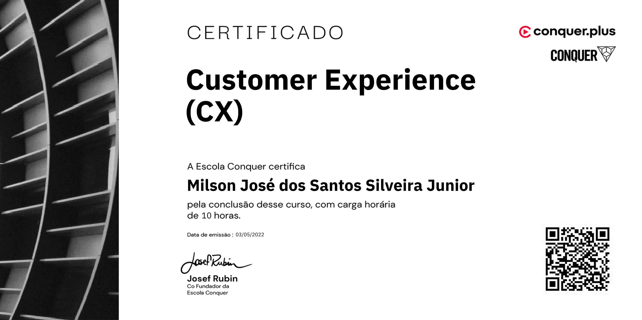 Certificado de Customer Experience (CX)